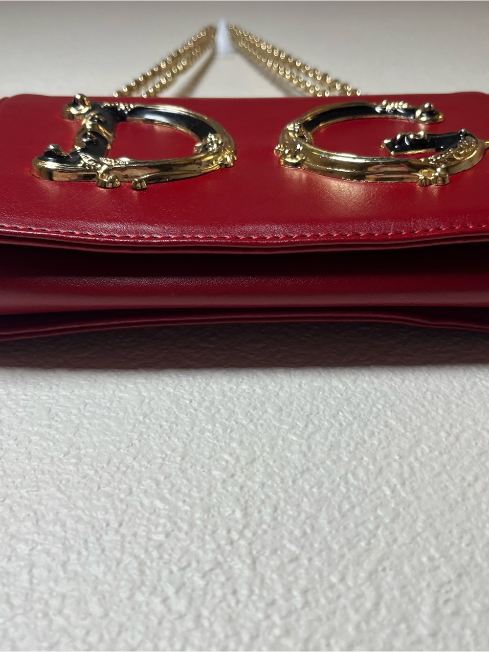 D&G Red Crossbody Bag with Gold Hardware - Picture 2 of 7